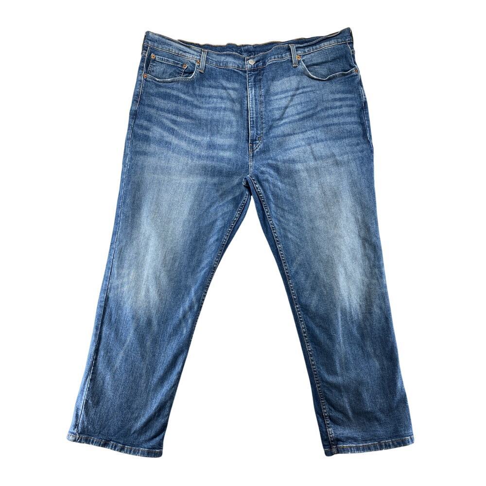 Levi's 559 Relaxed Straight Jeans Men's W48 L30 Light Wash Big & Tall